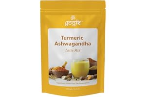 Go-Yogik Golden Turmeric Drink with Ashwagandha, Ginger and Ceylon Cinnamon | Vegan | Ayurveda Inspired | 100g