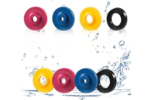 HDKAJL 8 Pcs Water Flow Reducer, Shower Flow Reducer, Shower Head Flow Limiter Set, Shower Hose Water Restrictor, Shower Flow Restrictor Head, for Home, Bathroom, Toilet, Hotel, Reduce Water Use