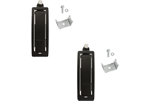 Haasweller 2X Hebelverschluss Kompressionsverschluss flach Schloss für Kiste Box Koffer Serviceklappe Case Yacht Boot Verschluss Wohnmobil Möbelschloss wie Push Lock und Pull Lock