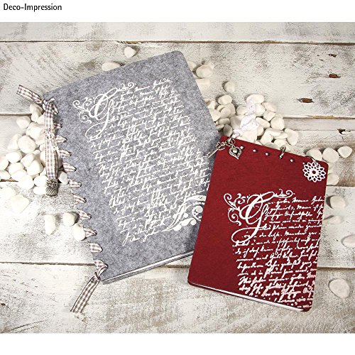 RAYHER 45067000, Vintage Poesie, DIN A5, 1 Schablone mit 1 Rakel im SB-Btl. - 2