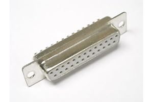 ECOMPONENT CONNETTORE D-SUB FEMMINA 25 PIN A SALDARE (DB25)