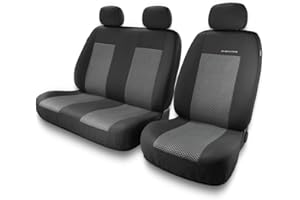 ‎MOSSA Mossa - Universal Sitzbezüge Auto kompatibel mit Volkswagen Transporter T4, T5, T6 (1989-2019) - Autositzbezüge Schonbezüge für Autositze - BE-2