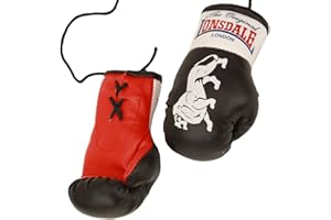 Lonsdale Mini Boxing Gloves Werbeartikel Men's, Black, S