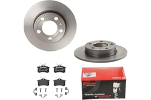 BREMBO BUNDLE BREMBO 2 Bremsscheiben COATED Ø230mm + Beläge für VW Golf 4 1J1 Polo 9Nx