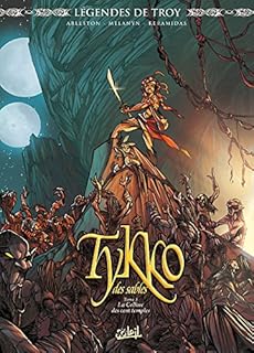 jaquette livre Legendes de Troy - Tykko des sables T03