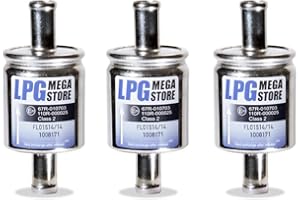 LPG-MEGASTORE 3 x Gasfilter 14mm Autogas, LPG, GPL Filter Universel (4,00€ pro Stück)