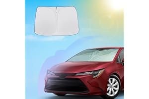 SXCY Compatible con Toyota Corolla E210 2019-2023 2024 Parasol para Parabrisas, Corolla Parasol Coche Parabrisas, Tejido de Doble Capa Que Bloquea la luz, Parasol Plegable,Corolla 2022 Accesorios