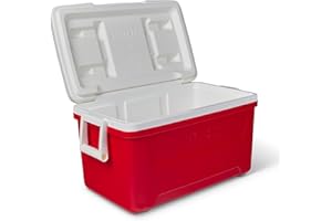 IGLOO Glacière Passive Laguna 48, Grande boîte Thermique légère pour Camping, Loisirs, Bateau et Festival, 45 litres