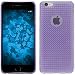 Produktbild PhoneNatic Case für Apple iPhone 6s / 6 Hülle Silikon lila Iced Cover iPhone 6s / 6 Tasche + 2 Schutzfolien