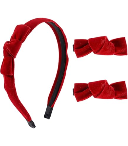 Axy Serre-tête Avec Grand Nœud - 14 Cm X 7 Cm - Magnifique Bandeau Pour Cheveux HRS3 (noir