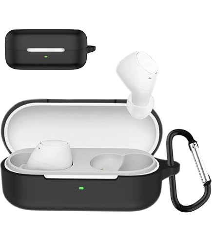 2er-Pack Hüllen Für Sony WF-C700N – Flüssiges Silikon, Stoßfest + 2 Karabiner