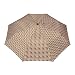FabSeasons Brown, Geomteric Printed, 3 Fold Fancy Automatic Umbrella for all Weather RS.499.00