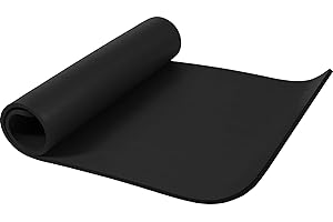 GORILLA SPORTS® Tapis Yoga - 190x60x1,5cm ou 190x100x1,5cm, avec Sangle Transport, Antidérapant, Couleurs au Choix - Fitness, Mat, Entraînement, Pilates, Exercice