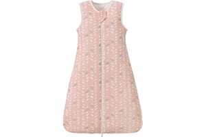 Nivolltha Super Soft Winter Baby Sleeping Bag 2.5 TOG, 100% Cotton Warm Sleeping Bag 18-36 Months for Infant Toddler, Newborn Essentials, Feather