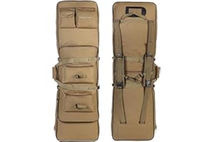DFANCE Funda de Almacenamiento para Escopeta Funda Escopeta Mochila Táctica de Caza para Rifle de Rifle Mochila para Carabina,Duradera,Almacenar o Transportar Rifles Individuales