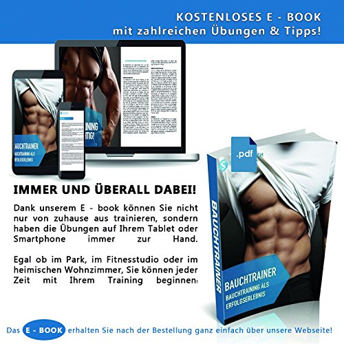 QUALITÄTSSIEGER: Profi Bauchtrainer „3-Wheeler“ von Sportastisch :: 2 hochwertige Widerstandsbänder ermöglichen Unterstützung beim Bauchtraining :: Maximale Belastbarkeit von 150 kg :: Dreirad-Form für stabile und sichere Benutzung :: Matte als Knieauflage garantiert maximalen Komfort :: schnell aufgebaut ohne Schrauben :: Ideal für Frauen und Männer :: Bauchroller perfekt für Bauchtraining zu Hause :: kostenloser BONUS: eBook „Bauchtraining“ :: inklusive 3 Jahren Sportastisch Produktgarantie - 4