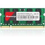 Kuesuny 2Go DDR2 667 MHz PC2-5300 PC2-5400 DDR2 667 (200 PIN) Mémoire SODIMM pour Ordinateur Portable