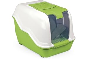 PETGARD Bandeja sanitaria XXL Neta Maxi blanca/verde, especial para razas grandes de gatos