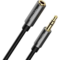 Prolunga Cavo AUX 3,5 Mm - 1 Metro, Nero, Per Cuffie E Auto - Foto 9