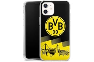 DeinDesign Silikon Hülle kompatibel mit Apple iPhone 12 Case transparent Handyhülle BVB Borussia Dortmund Stadion