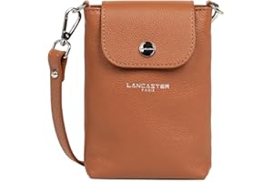 LANCASTER | Milano Bao - Pochette smartphone Cuir de Vachette Grainé Camel