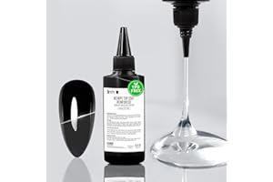 ‎BEAUTILUX Beautilux 100ml Top Coat Gel UV TPO-Frei High Gloss Long Lasting HEMA-FREE No Wipe Top Coat Soak Off Überlack Für UV Nagellack Nail Art Salon