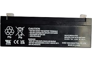 EDE GROUP House Alarm Battery Casil UC1221 12V 2.1AH / 2.3AH Alarm Panel Battery