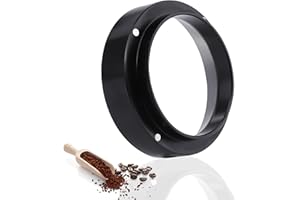 Roosea Anillos De Dosificación 51 mm Anillo Dosificador Magnético Anillo de embudo Dosificador Accesorios Cafe Anillo Dosificador de Café de Aluminio Compatible con Portafiltro de Máquina de Café