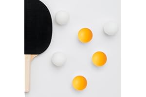 BullTek Pomarańczowa piłka do tenisa stołowego, zestaw standardowych rozmiarów 40 mm – 2,7 g, piłeczki do gry w piwnicy, 40 mm dla początkujących, na zewnątrz lub wewnątrz