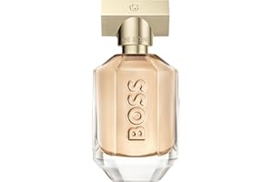HUGO BOSS BOSS The Scent - Eau de Parfum for Her - Ambery Fragrance with Notes of Honeyed Peach, Osmanthus Flower and Roasted Cocoa - High Longevity - 50ml