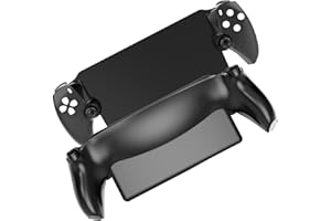 Hzxkqmil Guscio di Ricambio per Playstation Portal Remote Player, Custodia a Fai da te Piastre di Copertura + Strumenti di Riparazione per PS5 Portal (Nero)