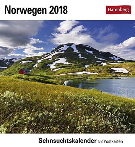 Norwegen - Kalender 2018: Sehnsuchtskalender, 53 Postkarten