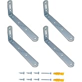MR.BRACKET Earthquake Safety Cabinet Fixing Apparatus Set 20x60x140mm - Furniture Wardrobe Coat Rack Dresser Item Fixed to the Wall