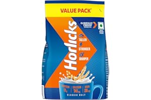 Horlicks Health & Nutrition Drink for Kids, 750g Refill Pack | Classic Malt Flavor | Supports Immunity & Holistic Growth | He