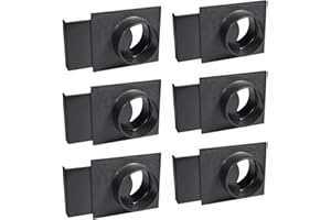 POWERTEC 70108-P6 4 Inch Blast Gate for Dust Collector, Dust Collection Fittings -6PK
