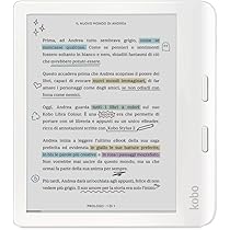 Custodia Per Kobo Aura One - Cover A Libro In Tela E Pelle PU, Chiusura Magnetica