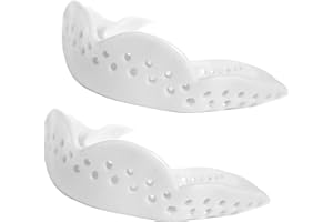 UPTTHOW Mundschutz, wiederverwendbar, für Erwachsene, Kinder, 1,6 mm, zum Schleifen von Zähnen in der Nacht, mit Spiegelpinzette, 2 Stück