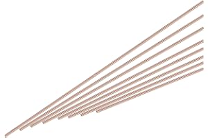 QUARKZMAN 12 st kopparlödstavar, fosfor kopparsvetsning, låg temperatur svetspinne 0,04 tum x 9,84 tum för koppar reparation hvac kylare