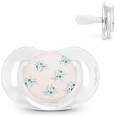 Suavinex, Pacifier for Babies 6/18 Months, Physiological Silicone Teat SX Pro, Flat, Symmetrical and Flexible, Respects Oral