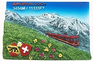 MUYU MAGNET Jungfrau Szwajcaria 3D magnes na lodówkę pamiątka turystyczna prezent dekoracja domu i kuchni naklejka magnetyczna Jungfrau Szwajcaria lodówka kolekcja magnesów