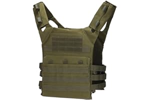 Blanketswarm Chaleco táctico, chaleco de combate de camuflaje ajustable, juego de campo Cs al aire libre, chaleco modular de asalto de entrenamiento de combate protector para adultos