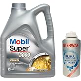 Mobile Super 3000 X1 5W40 Engine Oil 4 L + 03047 Interwax Air Conditioner Cleaner