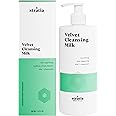 Stratia Velvet Cleansing Milk | Gentle Cream Face Cleanser | Moisturizing, Non-Foaming | Chamomile, Olive Oil & Aloe Vera | 16.9 Fl Oz