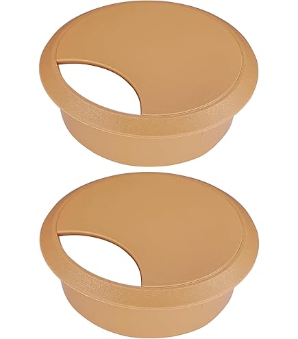 Bocchetta Passacavi 0960 Maco Per Scrivania E Mobile, Diametro 60 Mm, Plastica Finitura Grigio Chiaro - Foto 8