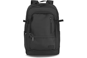 Travelite Rucksack aus wasserabweisendem Material, gepolstertes Laptop Fach 15,6 Zoll, BASICS Tagesrucksack mit Aufsteckfunktion, 48 cm, 28 Liter, 900 Gramm