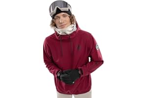 SIROKO Chaqueta Esquí y Nieve W1 Hombre Impermeable protección Térmica Bolsillo frontal