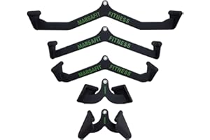MARSAFIT Barre en T pour la maison, la gym, le fitness, l'aviron, la barre de traction pour biceps, triceps et triceps