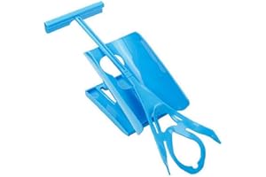 ZRWLZT Enfile-chaussettes Chaussette Aide Tirer Chaussettes Sock Slider Aid Kit Enfiler pour Tous Types de Chaussettes Bas Et Bas de Contention Pour Personnes âGées Ou HandicapéEs Bleu