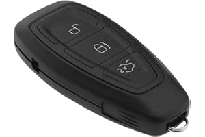SG Store 3 Tasten Fernbedienung Flip Key Shell Kompatibel mit Focus Fiesta Kuga Mondeo C-Max Ersatz Faltbare Fernbedienung Schlüsselanhänger Gehäuse Gehäuse mit ungeschnittenen Klinge