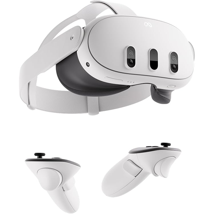Casque Oculus Rift S VR – Réalité Virtuelle PC – Avec Manettes, Boîtier Et Câble